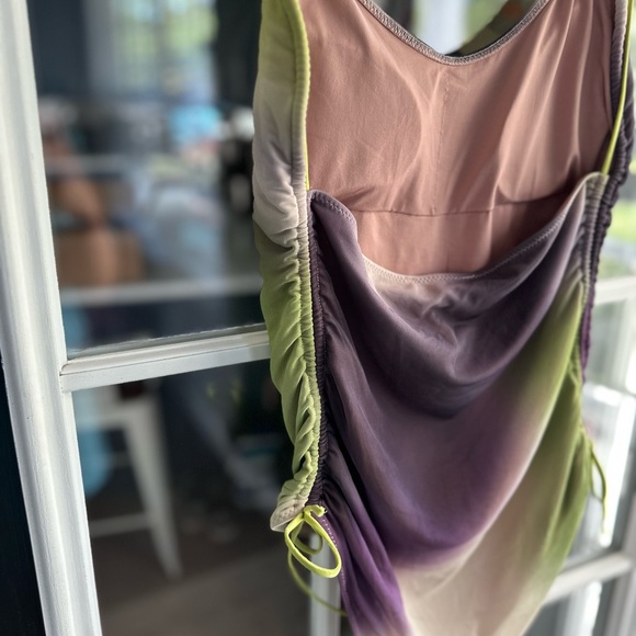 Zara Ruched Tie Dye Swimsuit - Picture 4 of 9